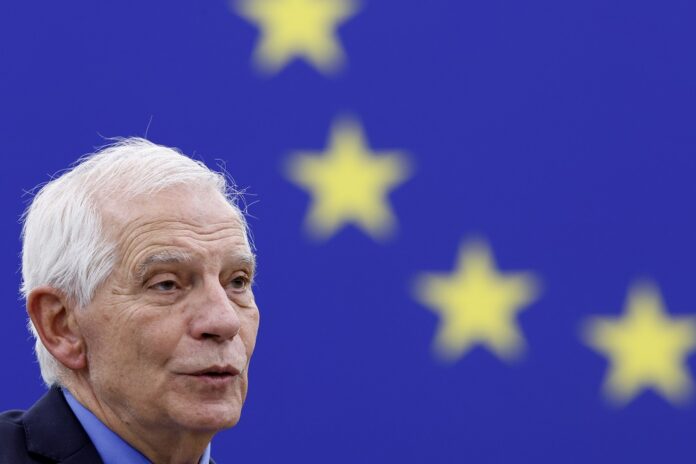 Strasburgo, Josep Borrell al Parlamento europeo