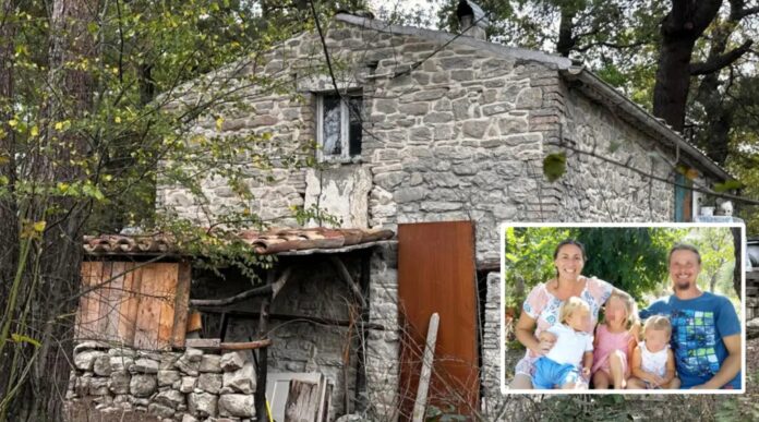 Famiglia nel bosco