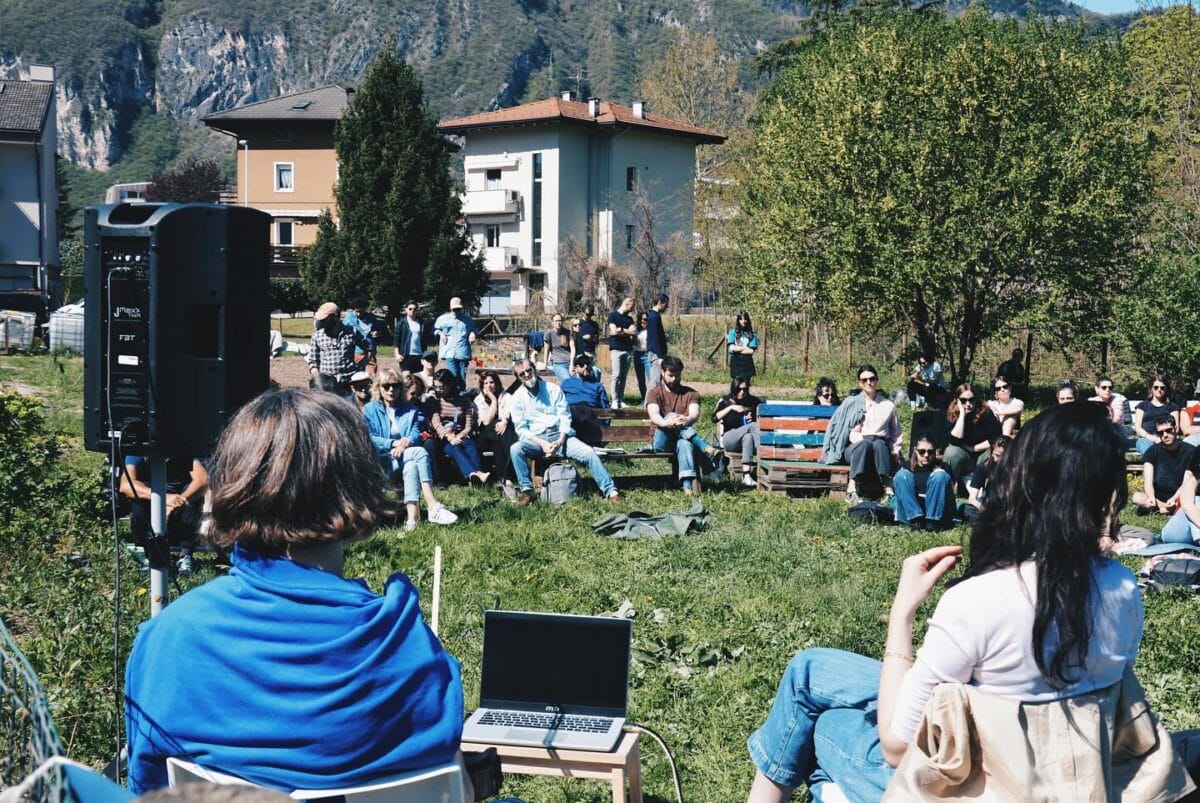 Momento conviviale all’Orto Aperto di Clarina